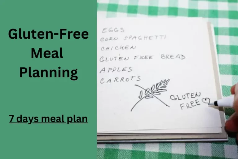 Simple Gluten-Free Meal Plan (7 days)